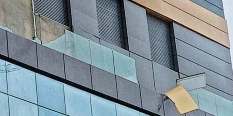 وفاة سيدة بسبب انهيار واجهة عمارة في طنجة