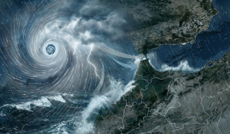 عاصفة “ايميليا” الاوروبية تمد ذيولها الماطرة نحو طنجة والريف الغربي