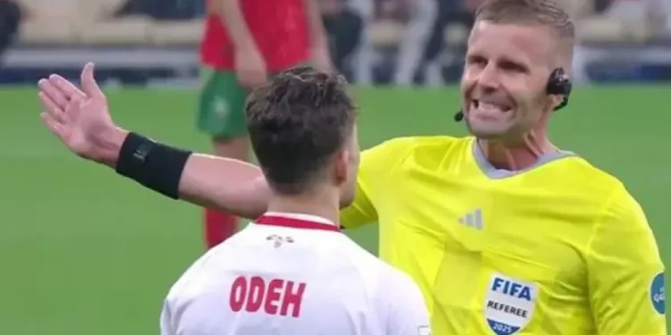 حقيقة اعتذار الحكم السويدي للجماهير الأردنية