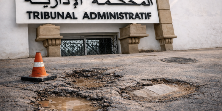 القضاء بوجدة يحكم لصالح مواطن بمبلغ 8 مليون سنتيم بعد تسبب حفرة في أعطاب لسيارته