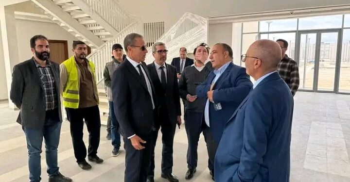 زيارة ميدانية للمركب الجامعي آيت قمرة بالحسيمة تليها جلسة عمل لتسريع وتيرة الأشغال_ صور