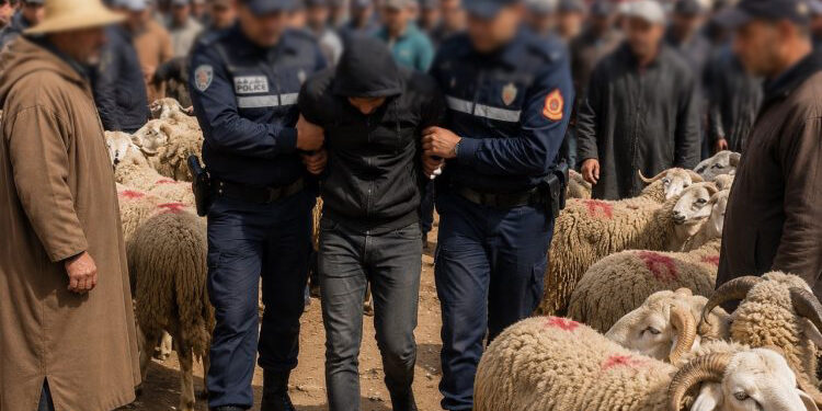 توقيف مشتبه فيه في سرقة الكسابة وزبناء سوق الماشية