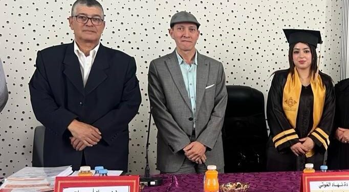 ابنة زايو نادية المساوي تنال شهادة الماستر في القانون الخاص