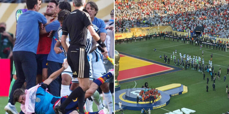 “الفيفا” يفتح تحقيقا في أحداث نهائي المونديال بين إسبانيا والأرجنتين