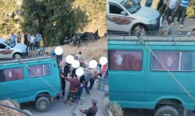 حادثة سير كادت أن تتحول إلى مـ..ـأساة بضواحي الحسيمة