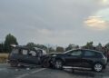 صورة.. تجاوز متهور يقلب رحلة بين بركان وأكليم إلى حادثة سير خطيرة وخسائر مادية كبيرة