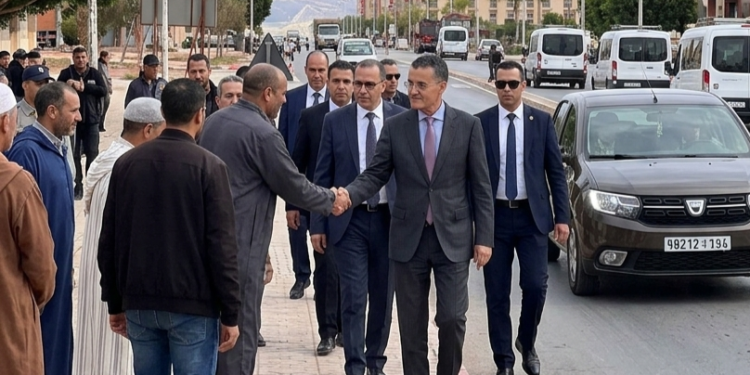 عامل الناظور يزور زايو ضمن جولة ميدانية موسعة استعدادا للانتخابات