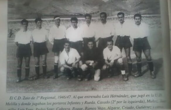 صورة نادرة تكشف تاريخ الرياضة في زايو: جيل الرواد بنادي زايو الرياضي C.D. Zaio 1946/1947″ 