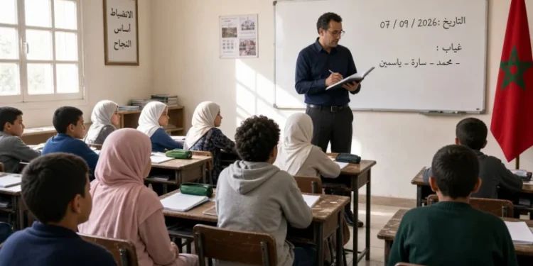 تسجيل وتتبع يومي للتلاميذ المتغيبين عن المدارس ابتداء من 7 شتنبر