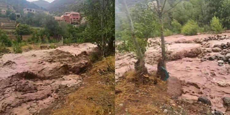 سيول “أوريكا” تعيد أخطار الفيضانات الصيفية إلى واجهة إقليم الحوز