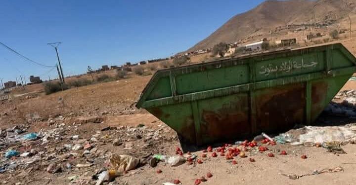 تدبير قطاع النظافة بأولاد ستوت على المحك.. حاويات غير صالحة وبيئة ملوثة