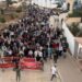 طلبة الناظور يحتجون رفضاً لرسوم التسجيل وتمسكاً بمجانية التعليم