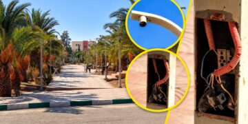 أسلاك كهربائية مشكوفة بحدائق شارع النصر بزايو.. مخاوف من حوادث تهدد سلامة المواطنين – فيديو