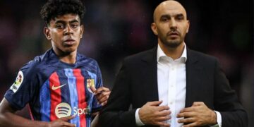الركراكي يفتح ملف لامين يامال مجدداً.. لماذا لم يحمل نجم برشلونة قميص المغرب؟